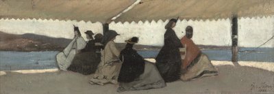 La Rotonda en Palmieri, 1866 de Giovanni Fattori